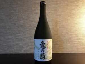 日本酒の紹介「亀の翁　純米大吟醸」